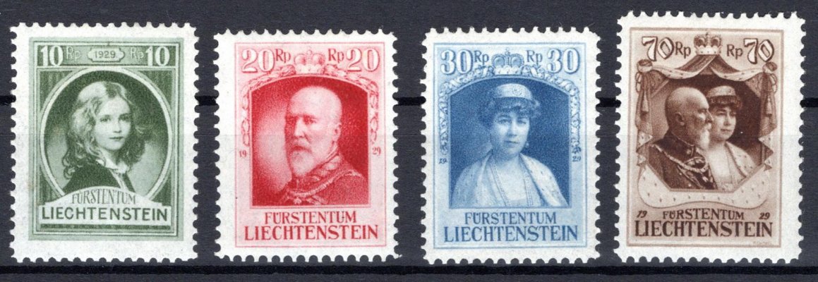Liechtenstein - Mi. 90 - 3, kníže Franz I