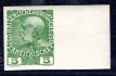 142 U, císař Franz Josef,5 h zelená, krajová, nezoubkovaná, hledaná známka  (použito pro revoluční přetisky)