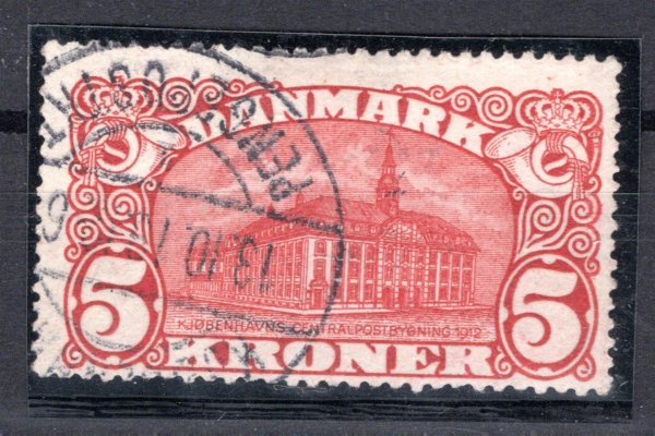 Dánsko - Mi. 81, poštovní budová, 5 Kr, kat. 120,- Eu