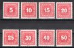 72 - 79 malá čísla - rakouské známky 