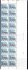 3001, přeložený spodní krajový 20 ti blok s ORZ - obrácené rámcové zoubkování + datum tisku na okraji, zajímavé