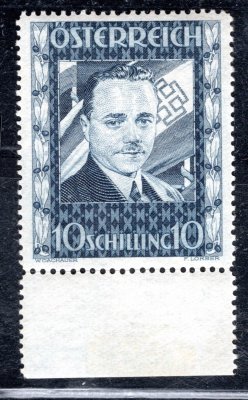 Rakousko - Mi. 588, Dollfus,svěží krajová známka, hledané