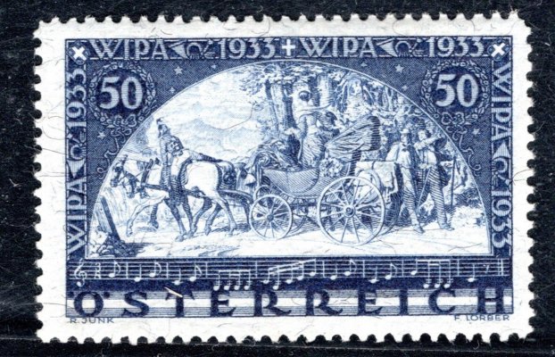 Rakousko - Mi. 556 A, WIPA, žilkovaný papír
