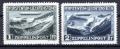 Liechtenstein - Mi. 114 - 15, Zeppelin, kat. 700,- ,hledané