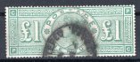 212 SG ; Michel 99 - 1 libra zelená ; Anglie 1891 - velmi pěkná známka 