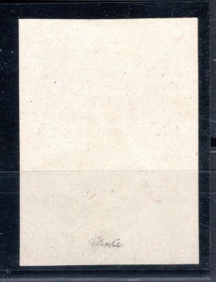50 ZT, TGM, normální formát, bez štítku rytce, křídový papír, částečně neopracovaná deska v barvě zelené,  řídký výskyt
