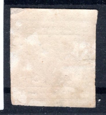 Rakousko - Fe č. 4, novinová kolková známka 4 Kr hnědá - Provizorium Bodenbach, kat. 1650,- Euro, atest Kopřiva, vzácné a hledané
