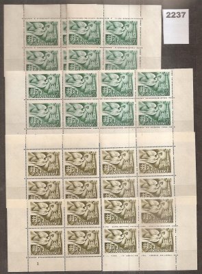 72 - 4  poštovní Kongres, kompletní miniatura
