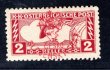 RV 64 Pp, přetisk červený, převrácený, Hlubocké vydání - Marešův přetisk,  obdílník 2 h hnědočervená, zk. Mareš, Fi