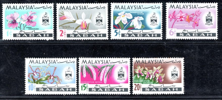 Malaysia-Sabah - SG. 424 - 30, rostliny, 