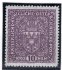 211 II Michel ; 10 koruna fialová - žilkovaný papír - široký formát ! 