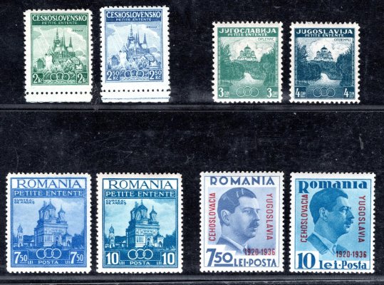 Malá dohoda - společné vydání ČSR I - Jugoslávie a Rumunska 