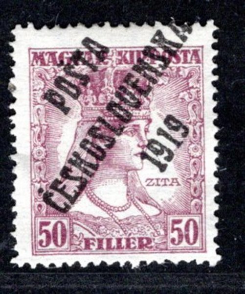 123, typ IV, Zita, fialová 50 f, zk. Vr