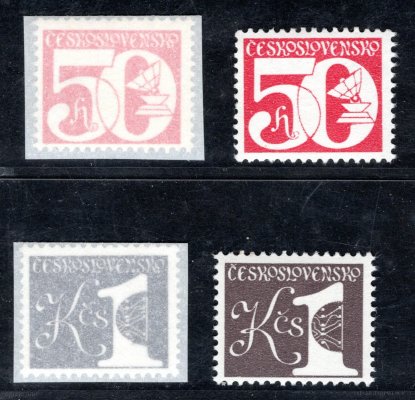 2398 - 2399 ; Svitkové Obě hodnoty na papíru FL 1 a FL 2, zk. Vychron, kat.900 Kč