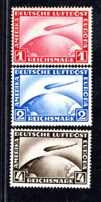 DR - Mi. 423 - 4, 455, Zeppelin