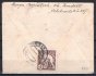 Dopis frankovaný na zadní straně hodnotou 25 h hnědá, frankatura přesně dle platného tarifu, razítko UHERSKÉ HRADIŠTĚ 1 s datem 3. XI. 1919 - poslední den platnosti - malá formát dopisu 
