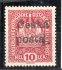 Revoluční 1918, tzv. Kralovické vydání - Fontánův přetisk, "česká pošta",  Mi. 188, ve svěžím stavu se prakticky nevyskytuje, velmi vzácné