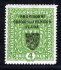 RV 18 a,  I. Pražské vydání, papír žilkovaný  znak, 4 K zelená - široký formát - zk. Gi