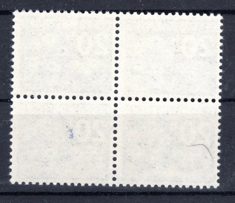 D 93 ; 4 - blok   papír OZ ( kontrolováno Aksamit)  - kat. cena 6000  Kč 
