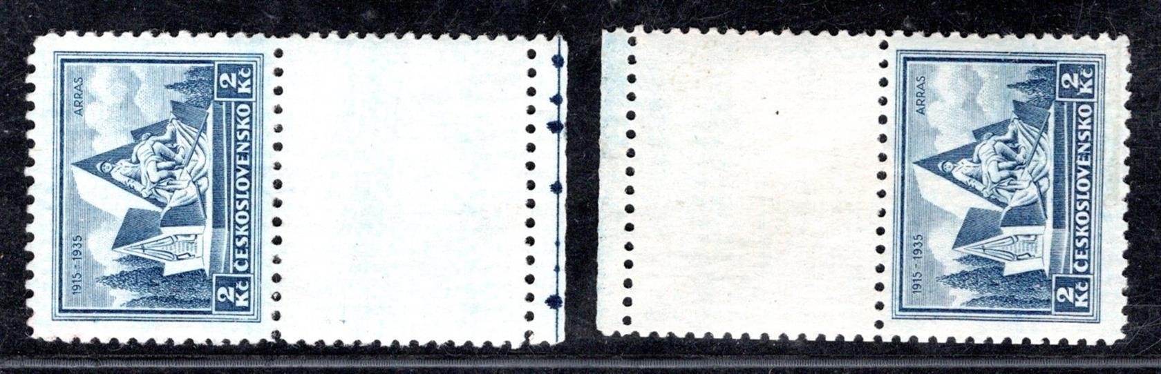 289 - 90, Arras, kupony horní a dolní