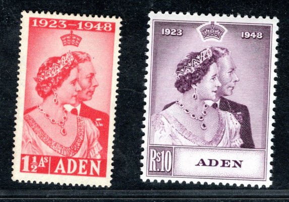 Aden - SG. 30 - 1, stříbrná svatba 1948