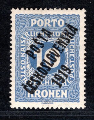 82 ; 10 koruna Porto Typ I s dvl - zkoušeno Lešetický, Mrňák, Gilbert + Atest Vrba 