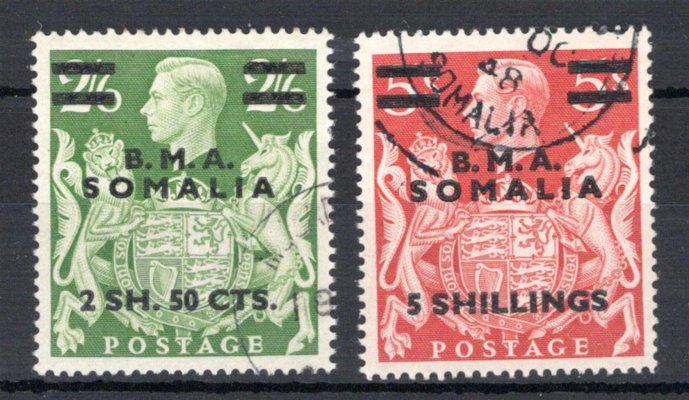 Brit. Somália - SG. 19 - 20, Jiří, 90 L