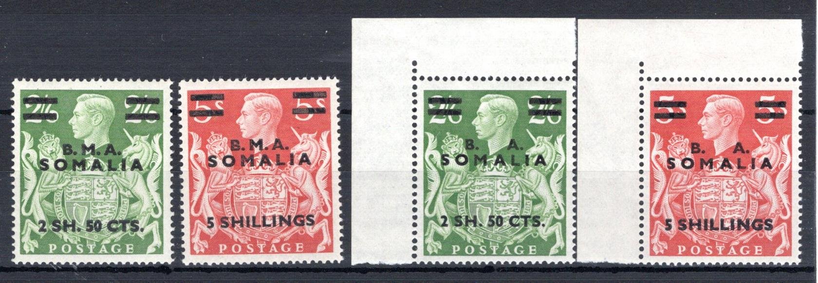 Brit. Somália - SG. 19 - 20, 30 - 1, Jiří, 67 L