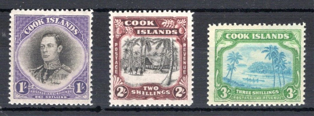 Cook Island - SG. 127 - 9, Jiří, 85 L