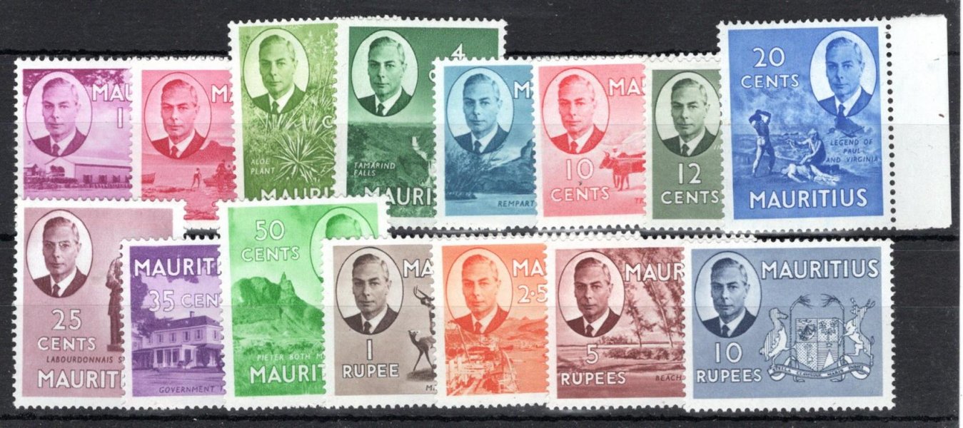 Mauritius - SG. 276 - 90, Jiří, 75 L