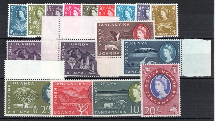 Kenya/Uganda/Tanganyika - SG. 1187 - 98, 190a,  Alžběta, 90 L