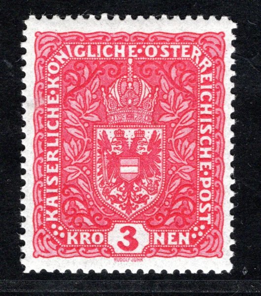 205   Michel ; 3 koruna znak - světlá - úzká 