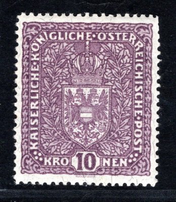 211 I   Michel ; 10 koruna Znak ; žilkovaný papír - úzká 