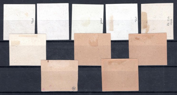 ZT sestava černotisků papír křídový a obyčejný
