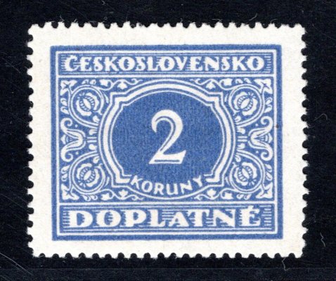 DL 63 ; 2 Koruny modrá DV - nízké A 