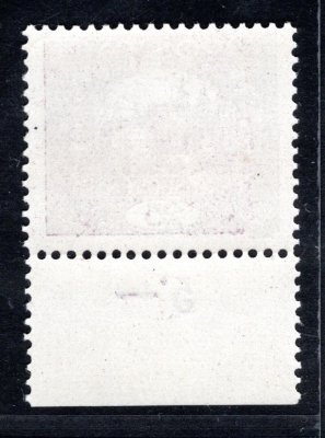 11 B, typ I, krajový kus s počítadlem a DZ - přerušená desetinná čárka, fialová 25 h