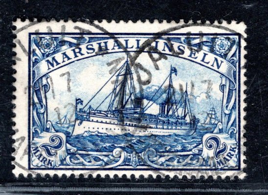Marshallovy ostrovy  Mi. 23, 2 Mark, katalog 140,-  Euro