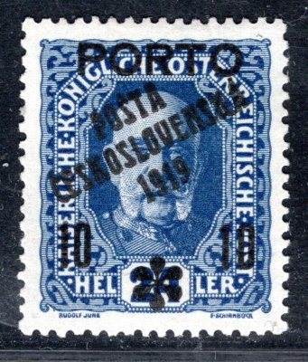 85, typ II, PORTO, 10/24 modrá, zk. Gilbert 