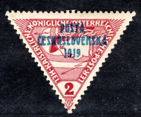 55 typ III ; 2 heller červený trojuhelník - zk. Gilbert 