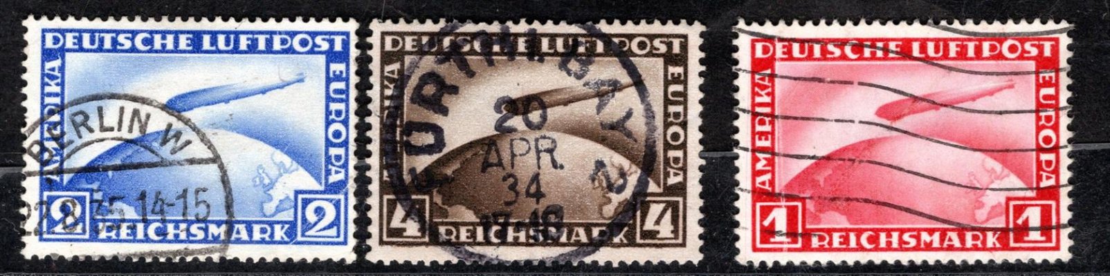 DR - Mi. 423 - 4, 455, Zeppelin, kompletní  řada