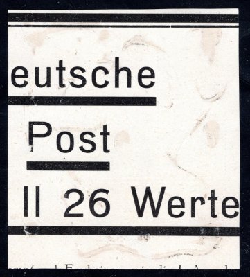 Nepřijatý návrh známky - Edvard Beneš - v malém aršíku s kupóny - tištěno na křídovém potištěném papíře 