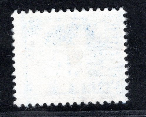 1481 Města 10h, raz. známka s velmi výrazně rozmazanou modrou ocelotiskovou barvou (mj. dva silné svislé pruhy přes levý a pravý rámeček, dekorativní