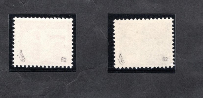 2398 - 2399 ; Svitkové obě hodnoty na papíru FL 2, zk. Vychron,  kat.900 Kč
