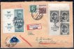 R dopis z Jablonce nad Nisou 13/X/37 s pestrou frankaturou + DR 1, adresovaný do Německa s příchozím razítkem, datum nečitelné