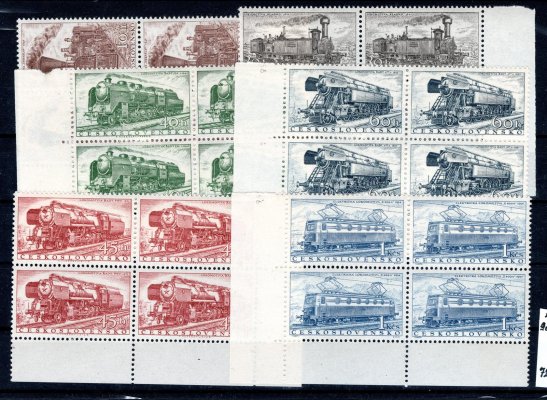 907 - 912 ; Lokomotivy rohové 4 - bloky 