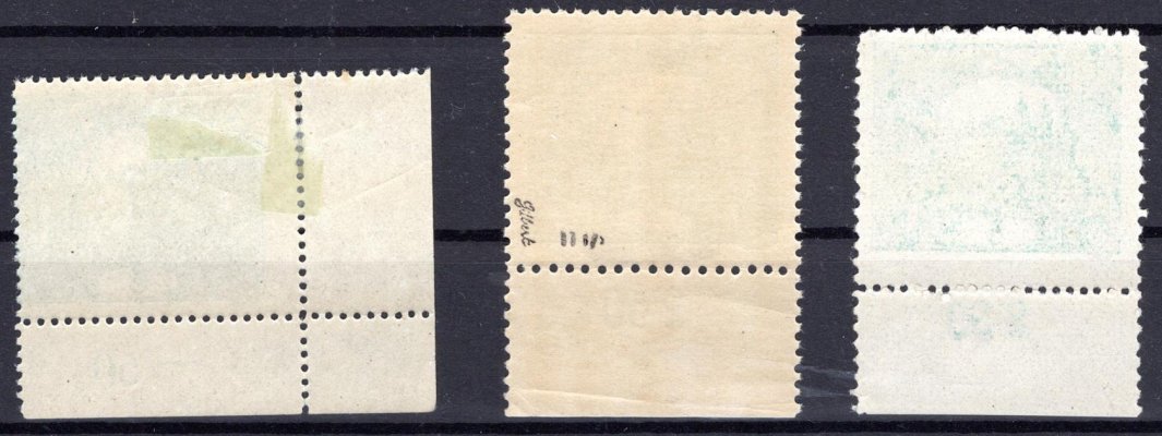4, sestava hradčanských známek s počítadly, hledané