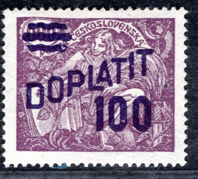 DL 47 B, 100/600 fialová, zk. Gilbert 