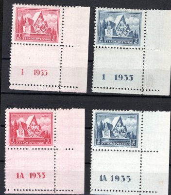 289 - 90, Arras, rohové s DČ 1 a 1A