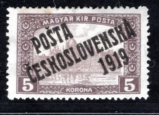 117 Typ I ; 5 koruna parlament - zkoušeno Stupka 