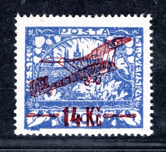 L 1 B, letecké,  modrá, 14/200,  zk. Tribuna , Hirsch